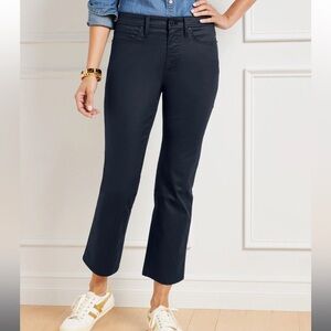 NWT Coated Demi Boot Crop Jeans